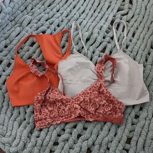 Bundle of 3 bralettes